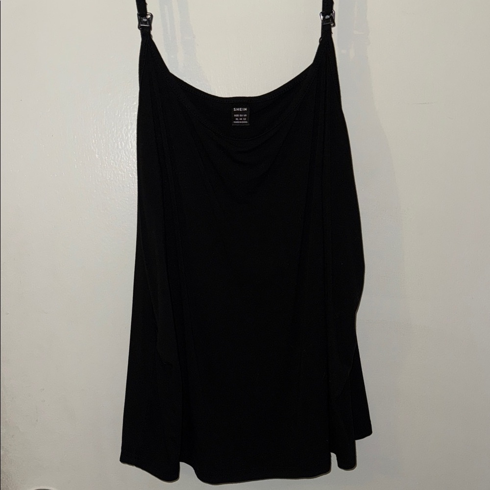 Black Women's nursing tank top